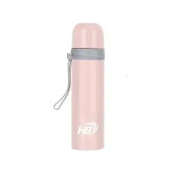 THERMOS PORTATILE 500 ML IN ACCIAIO PER BEVANDE CALDE IN VIAGGIO GITA CAMPEGGIO