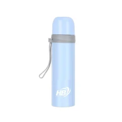 THERMOS PORTATILE 500 ML IN ACCIAIO PER BEVANDE CALDE IN VIAGGIO GITA CAMPEGGIO