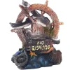 TIMONE PESCI ORNAMENTO PER ACQUARIO 14X10X15CM SOTTOMARINO DECORAZIONI