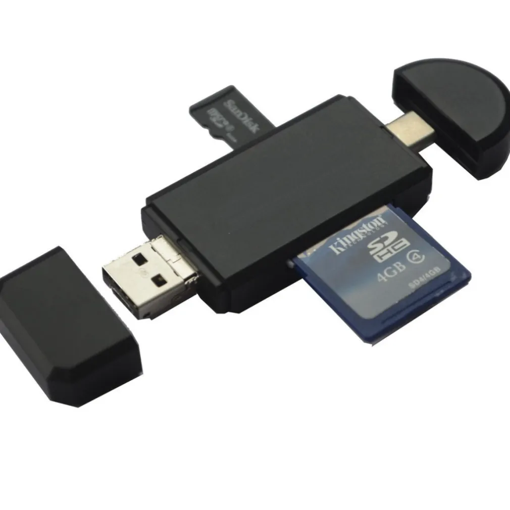 TIPO-C ADATTATORE OTG MICRO USB USB 2.0 SD Micro SD CARD READER PC SMARTPHONE