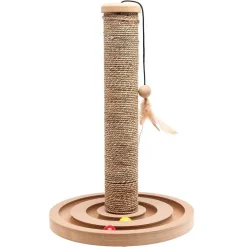 TIRAGRAFFI CRINE VEG+GIOCA BRIGITTE GIOCO CON PIUME PISTA PALLINE GATTO 30X44 CM