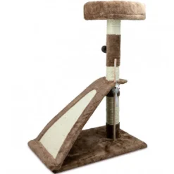 TIRAGRAFFI NOBLEZA ALBERO GATTI CON CORDA E PALLINA A 2 PIANI 50 X 35 X 72 CM