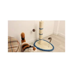TIRAGRAFFI PER GATTI CORDA CON PALLINA TOPOLINO ALBERO SISAL GATTO TIRA GRAFFI