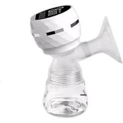 TIRALATTE ELETTRICO CON DISPLAY LED 2 MODALITÀ 9 LIVELLI PORTATILE COMPATTO RICARICABILE