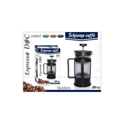 TISANIERA IN VETRO BICCHIERE CON FILTRO TISANE INFUSI 300 ML CAFFE LATTE TISANA