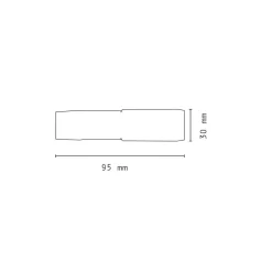 TORCIA ELETTRICA LUCE LED SMD IN ALLUMINIO TASCABILE PORTATILE RESISTENTE DT2036