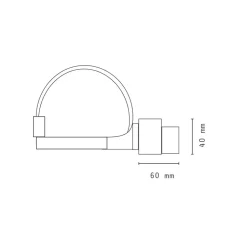 TORCIA LED DA TESTA FRONTALE RICARICABILE INDUZIONE CREE T6 REGOLABILE DT-2169
