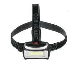 TORCIA LED FRONTALE TESTA 3W LED FARI COB ESCURSIONI PESCA LUCE REGOLABILE DT-2034