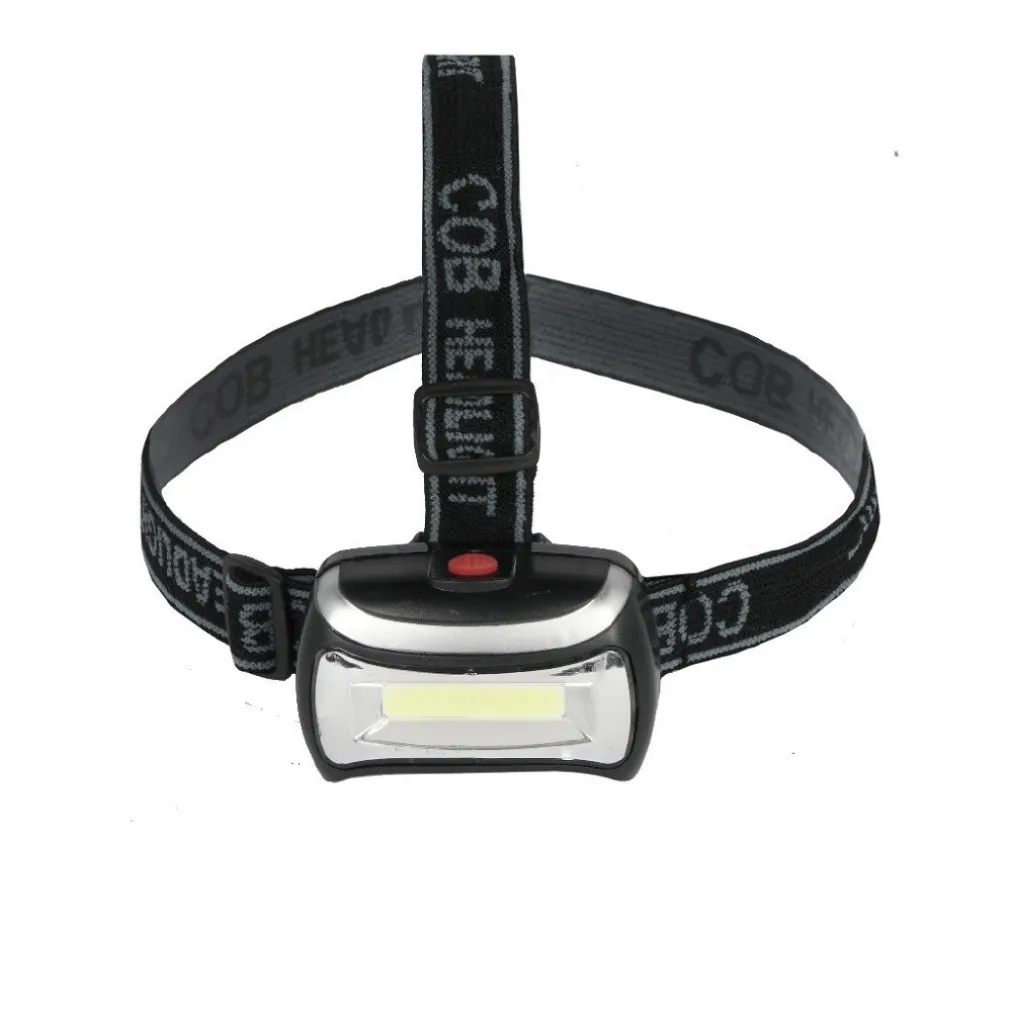 TORCIA LED FRONTALE TESTA 3W LED FARI COB ESCURSIONI PESCA LUCE REGOLABILE DT-2034