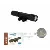 TORCIA LED RICARICABILE CREE T6 REGOLABILE MILITARE CON MIRINO PER FUCILE DT2006