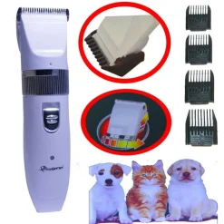 TOSATRICE PER CANE CANI GATTI ANIMALI A BATTERIA TRIMMER RICARICABILE GM-634 GEEMY