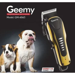 TOSATRICE PROFESSIONALE PER CANI ANIMALI DOMESTICI RICARICABILE CORDLESS GM-6063