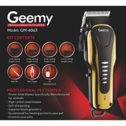 TOSATRICE PROFESSIONALE PER CANI ANIMALI DOMESTICI RICARICABILE CORDLESS GM-6063