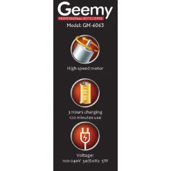 TOSATRICE PROFESSIONALE PER CANI ANIMALI DOMESTICI RICARICABILE CORDLESS GM-6063