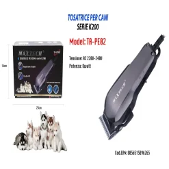 TOSATRICE RASOIO PER CANI TAGLIO DEL PELO CANE SERIE K200 TA-PE02