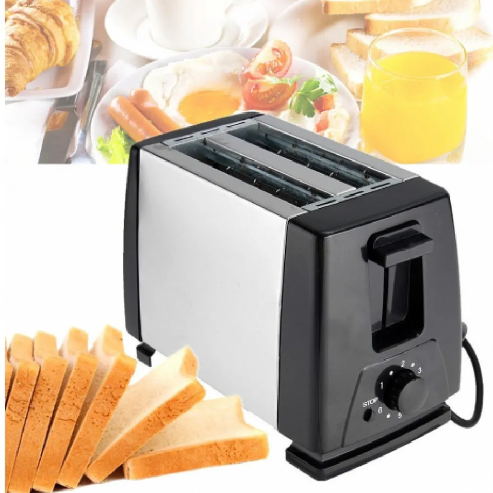 TOSTAPANE 750 WATT A 2 POSTI FETTE PANE 6 LIVELLI DI VELOCITÀ PER TOAST Q-T159