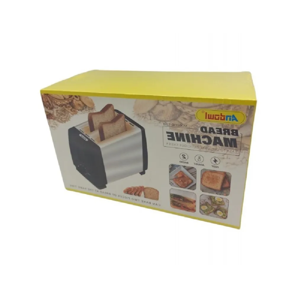 TOSTAPANE 750 WATT A 2 POSTI FETTE PANE 6 LIVELLI DI VELOCITÀ PER TOAST Q-T159