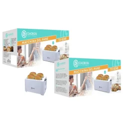 TOSTAPANE CLASSICO TOSTA FETTE PANE MULTIFUNZIONE 1200W VASSOIO BRICIOLE TX-8248