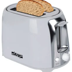 TOSTAPANE PER 2 FETTE 750 W 6 LIVELLI FUNZIONE SCONGELAMENTO TOAST BIANCO