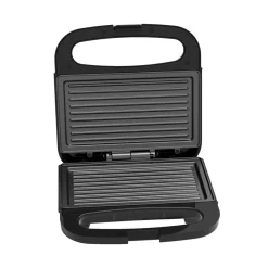 TOSTIERA ELETTRICA 750W AMPIE PIASTRE ANTIADERENTI PIEDINI ANTISCIVOLO MANICO TERMOISOLATO