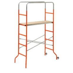 TRABATTELLO FAI DA TE MEDIO CON PIANO IN LEGNO ALTEZZA MASSIMA 3,78 M KREO MEDIO