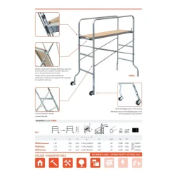 TRABATTELLO ZINCATO MEDIO GIERRE ALTEZZA MASSIMA 3,97 M FZ010 MEDIO