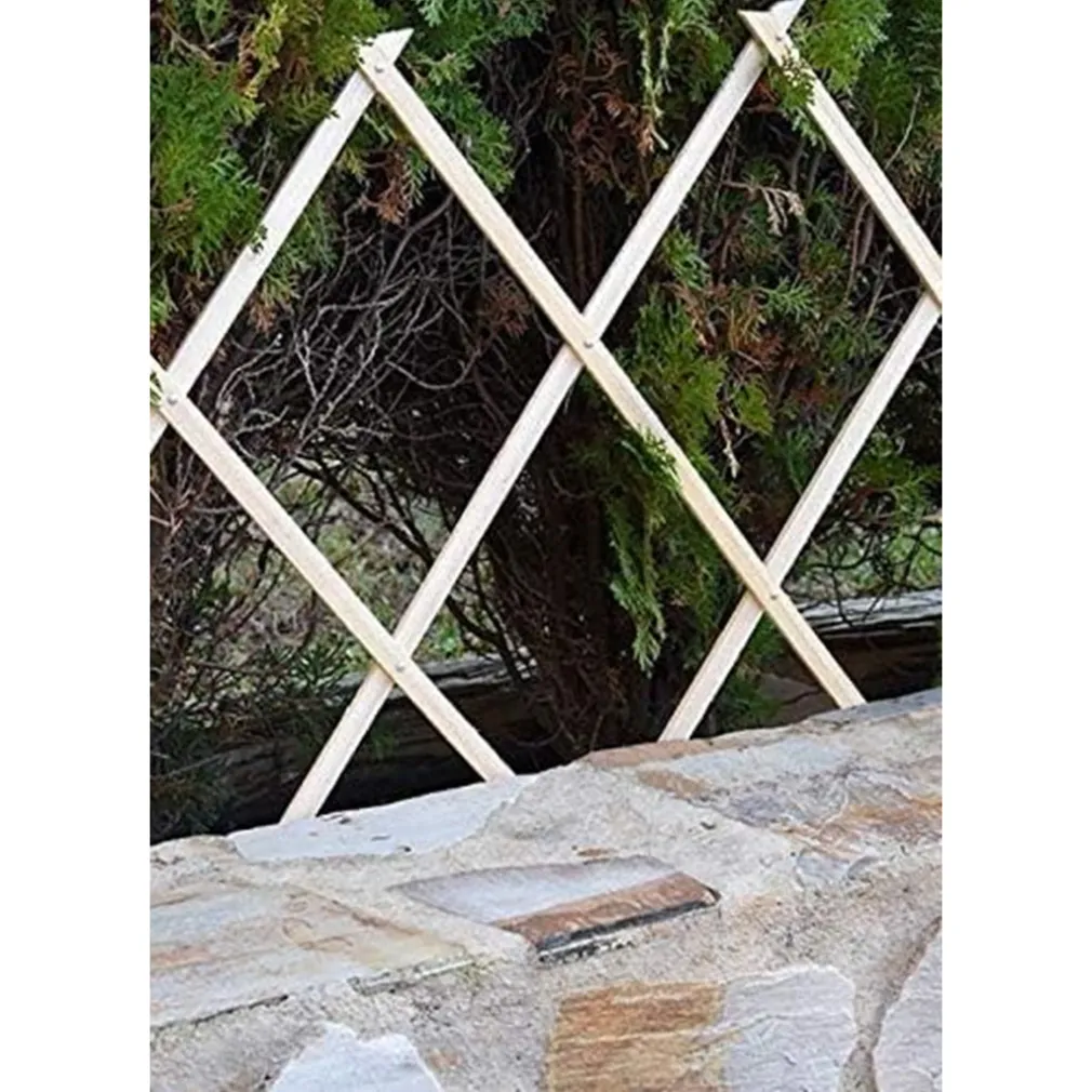 TRALICCIO ESTENSIBILE IN LEGNO NATURALE CHIARO PIANTE RAMPICANTI GIARDINO 180X90CM 222733