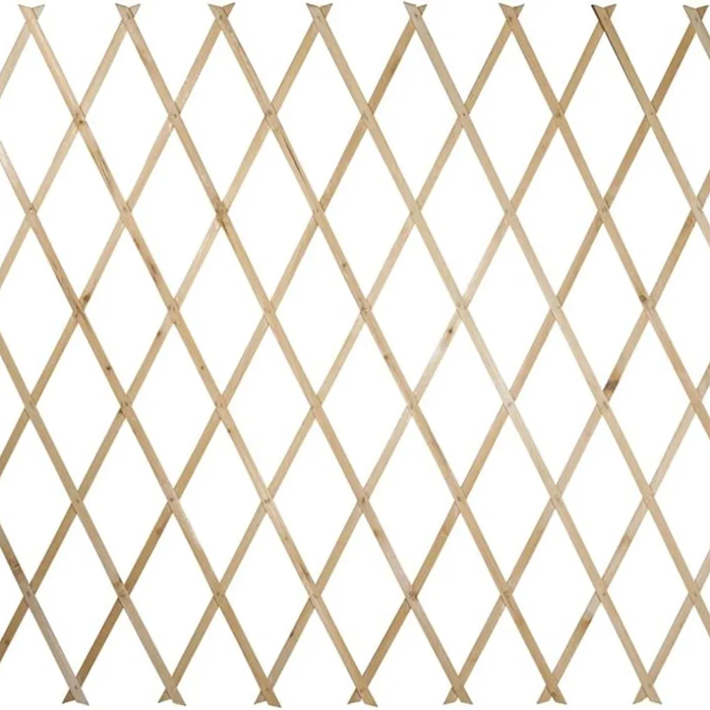 TRALICCIO IN LEGNO RETE ESTENSIBILE PIANTE RAMPICANTI STACCIONATA 180X30 CM 129679