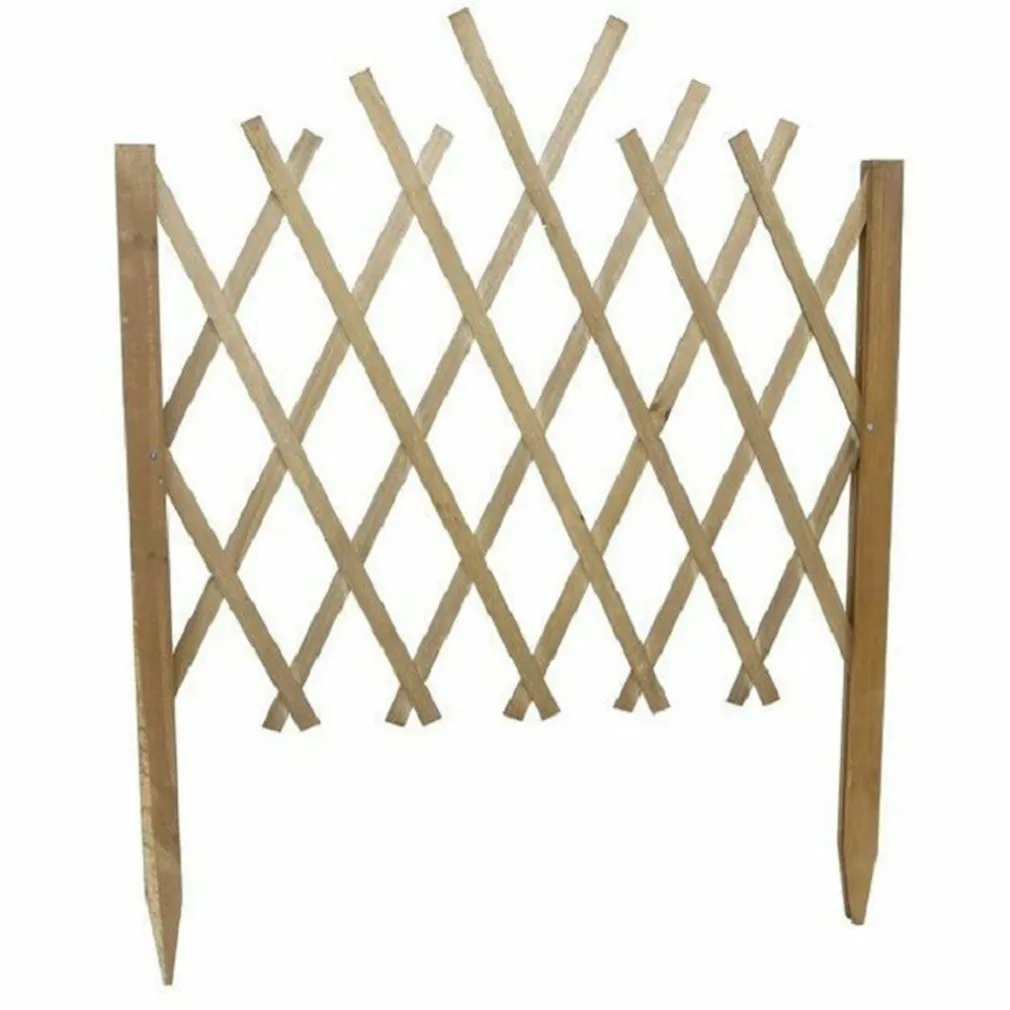 TRALICCIO LEGNO RETE ESTENSIBILE NATURALE RAMPICANTI STACCIONATA 117X65CM 219841