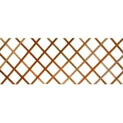 TRALICCIO RETE ESTENSIBILE IN LEGNO SCURO PER PARETE DA GIARDINO PIANTE 100X200