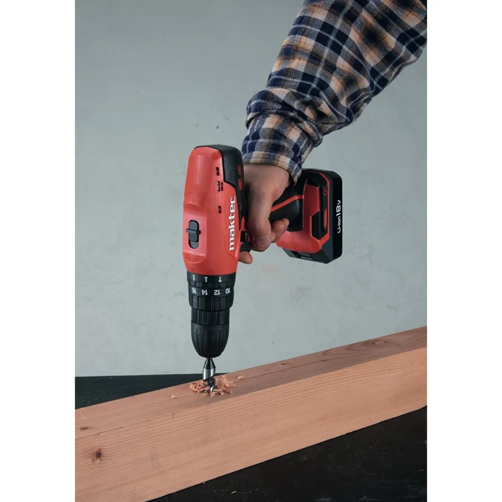 TRAPANO A BATTERIA CON PERCUSSIONE 18V LITIO MAKTEC BY MAKITA - MT081E