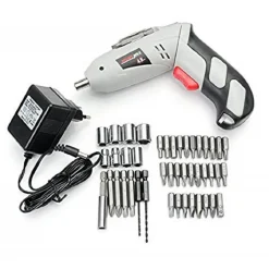 TRAPANO AVVITATORE A BATTERIA AL LITIO IN VALIGETTA 4,8V 48 PZ SNODABILE LED 48P