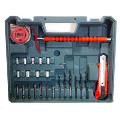 TRAPANO AVVITATORE A BATTERIA LITIO A PERCUSSIONE 20V DOPPIA BATTERIA + VALIGIA