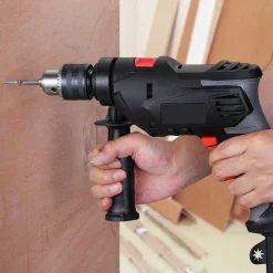 TRAPANO ELETTRICO A PERCUSSIONE 710W VELOCITA REGOLABILE 3000RPM MANDRINO 13 MM