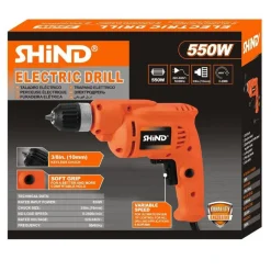 TRAPANO ELETTRICO AVVITATORE REVERSIBILE AUTOSERRANTE 550 W 2-13 MM PERCUSSIONE