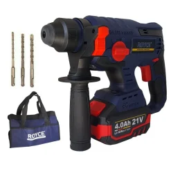 TRAPANO SCALPELLATORE A BATTERIA MARTELLO DEMOLITORE SDS PLUS 4AH 21V 89862