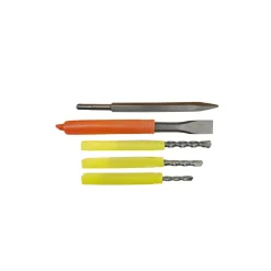 TRAPANO SCALPELLATORE MARTELLO DEMOLITORE 1350W 28MM TASSELLATORE 5 ACCESSORI