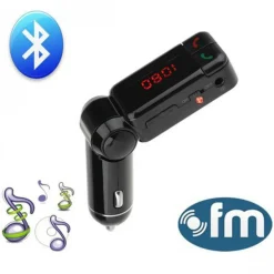 TRASMETTITORE BLUETOOTH VIVAVOCE CON DISPLAY FM LETTORE MP3 USB MODULATORE AUTO