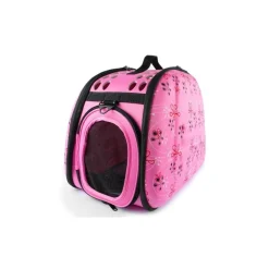 TRASPORTINO A BORSA PER CANI E GATTI ANIMALI A TRACOLLA PORTATILE RICHIUDIBILE