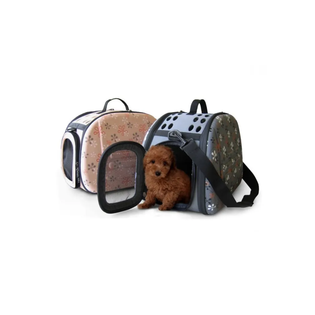 TRASPORTINO A BORSA PER CANI E GATTI ANIMALI A TRACOLLA PORTATILE RICHIUDIBILE