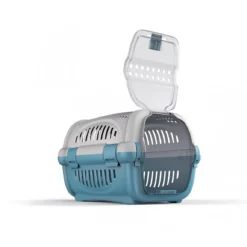 TRASPORTINO IN PLASTICA MODELLO RHINO PER CANI E GATTI DA VIAGGIO 51x34,5x33 CM