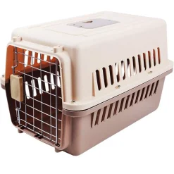 TRASPORTINO PER ANIMALI GATTO CANE BORSA VIAGGI PORTATILE TRASPIRANTE 81X60X59CM