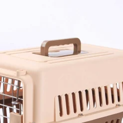 TRASPORTINO PER ANIMALI GATTO CANE BORSA VIAGGI PORTATILE TRASPIRANTE 81X60X59CM