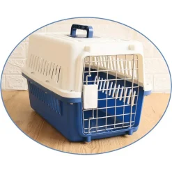 TRASPORTINO PER ANIMALI TRASPORTO GATTI CANI GABBIA VIAGGIO PORTATILE 66X47X46CM