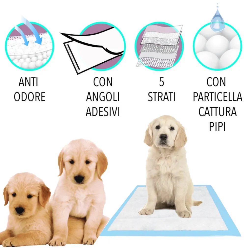 TRAVERSINE PER CANI E GATTI TAPPETI ASSORBENTI 60X90CM MIGLIOR PREZZO OFFERTA