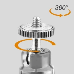 TREPPIEDE RUOTABILE A 360° TRIPOD A 3 SEZIONI TELESCOPICO PER SMARTPHONE HD-3057