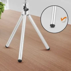 TREPPIEDE RUOTABILE A 360° TRIPOD A 3 SEZIONI TELESCOPICO PER SMARTPHONE HD-3057