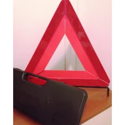 TRIANGOLO AUTO EMERGENZA STRADALE CATARIFRANGENTE OMOLOGATO SICUREZZA CUSTODIA