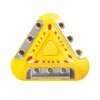 TRIANGOLO DI EMERGENZA PER AUTO A 9 LED RICARICABILE SEGNALE PERICOLO MAGNETICO