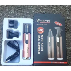 TRIMMER GM3112 2IN1 RIFINITORE REGOLATORE PER NASO ORECCHIE BATTERIA RICARICABILE